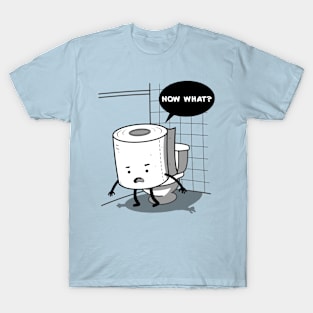 Funny Cute Kawaii Toilet Paper Humor Comedy T-Shirt